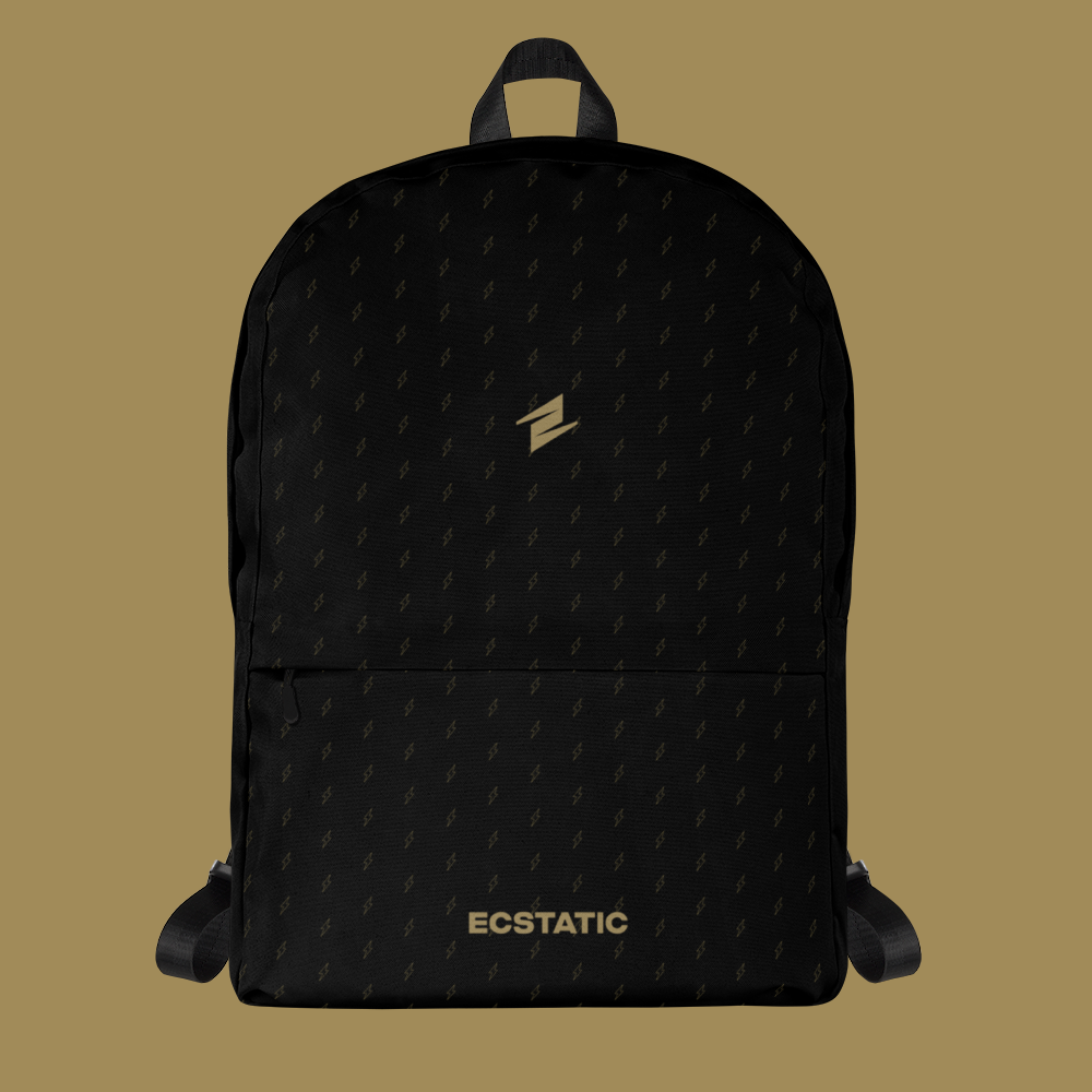 ECSTATIC Black Backpack