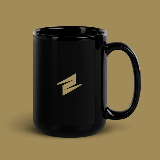ECSTATIC - Black Glossy Mug